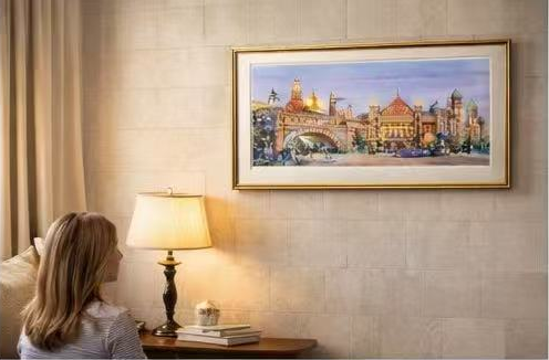 AP-14: Whispers of a Royal Square – Limited Edition Signed Art Print by Kurt Xu | Architectural Watercolor Painting | 12x16 Wall Art