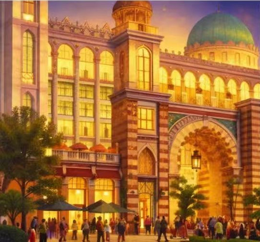 AP-02: Dreams Beneath the Domes – Architectural Art Print (Limited Edition)