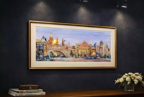 AP-14: Whispers of a Royal Square – Limited Edition Signed Art Print by Kurt Xu | Architectural Watercolor Painting | 12x16 Wall Art