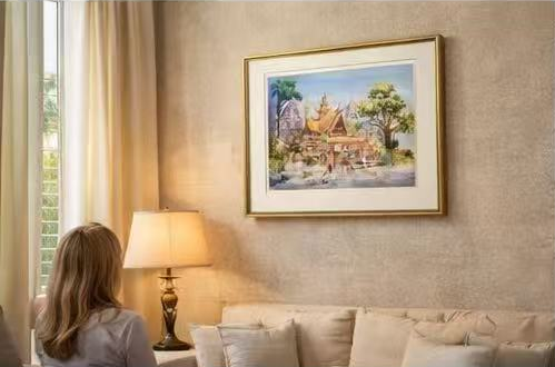 AP-15: Where the Temple Breathes – Limited Edition Signed Art Print by Kurt Xu | 12x16 Watercolor Architecture Wall Art | Asian Temple Landscape Decor