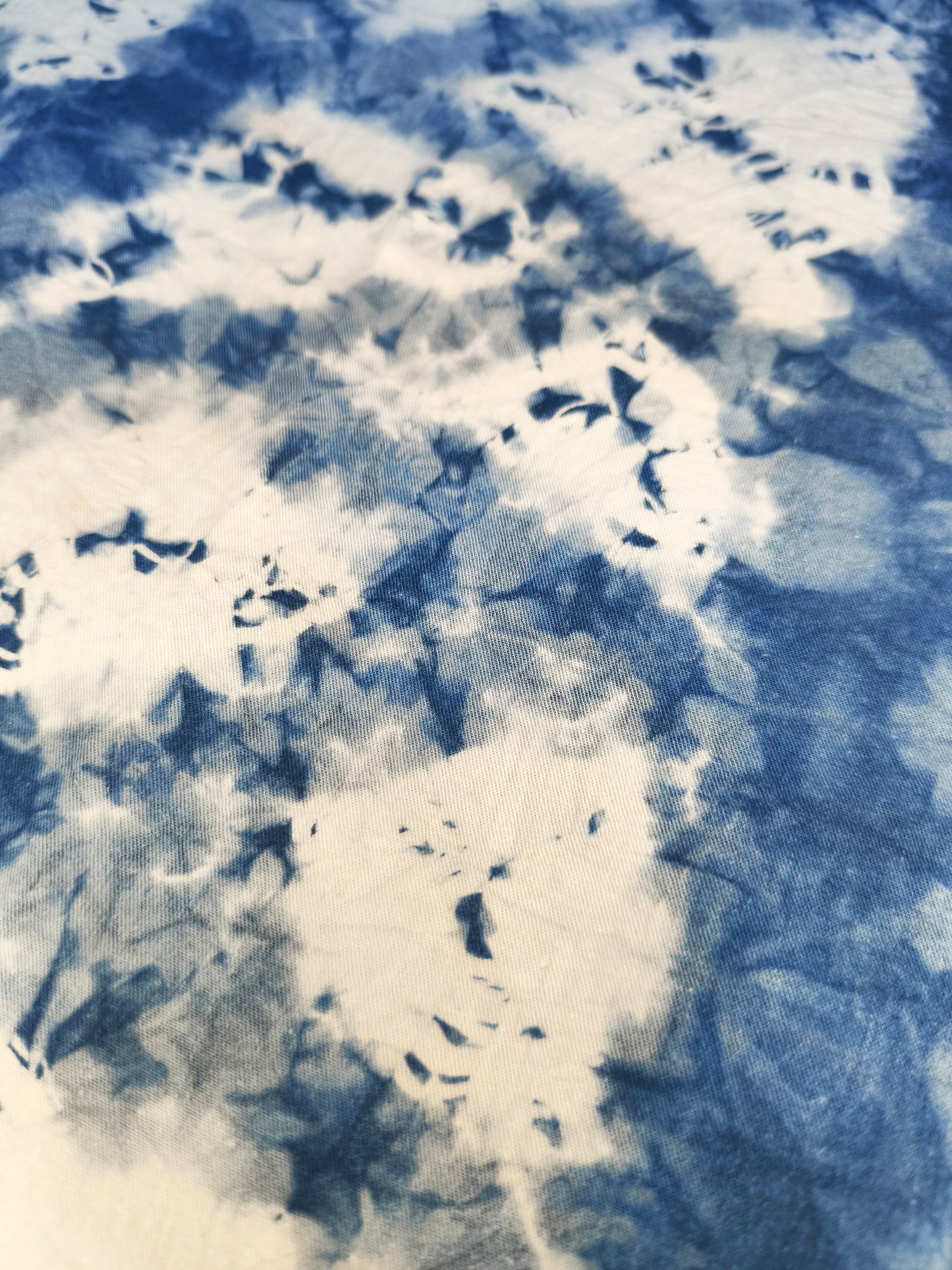 Indigo Batik Pillow Cover – Hand-dyed, Indigo Tie-Dye Pillow Covers, Shadows of the Forest, Home Decor, Cotton Boho Farmhouse Decor #BH06C
