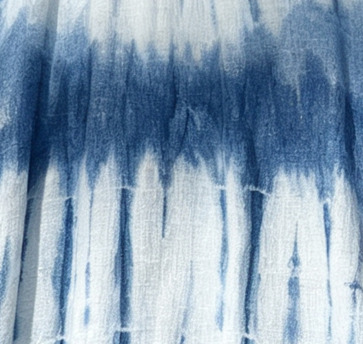 Handmade Indigo Tie-Dye Linen Maxi Dress | Natural Plant Dyed Sleeveless Boho Dress | Relaxed A-Line Dress