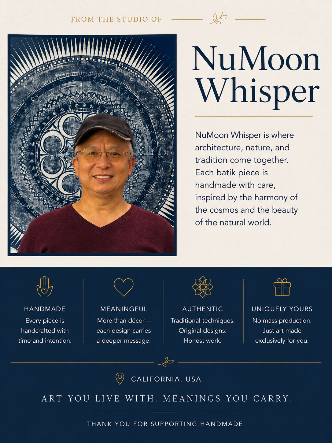 Hand-Dyed Indigo Batik Horse Tote Bag, Blue & White Cotton Shoulder Bag, Horse Lover Gift, One of a Kind Artisan Bag