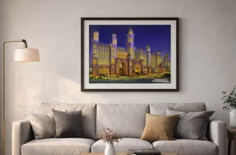 AP-02: Dreams Beneath the Domes – Architectural Art Print (Limited Edition)