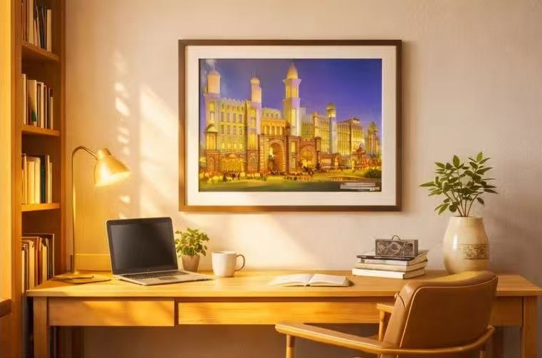 AP-02: Dreams Beneath the Domes – Architectural Art Print (Limited Edition)