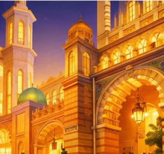 AP-02: Dreams Beneath the Domes – Architectural Art Print (Limited Edition)