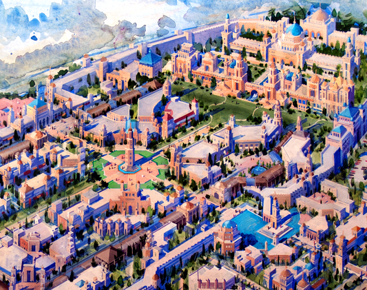 Echoes of a Perfect City – Signed Fine Art Architectural Print, 12x16 Cityscape Wall Decor (AP-04)