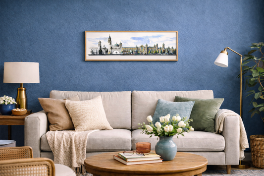 AP-13: From Shadow Into Light – Limited Edition Signed Panoramic Art Print by Kurt Xu | 8x26 Architectural Cityscape Wall Art | Fine Art Print (Frameless)