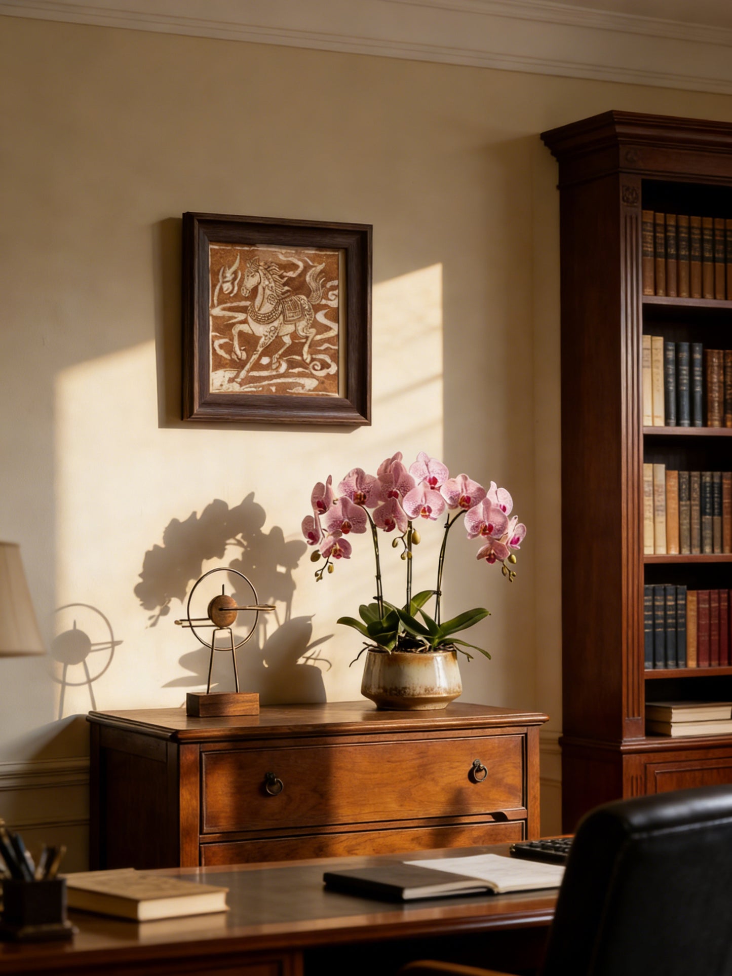 BA-08: Spirit in Motion – Handmade Batik Horse Wall Art  Symbol of Strength & Prosperity