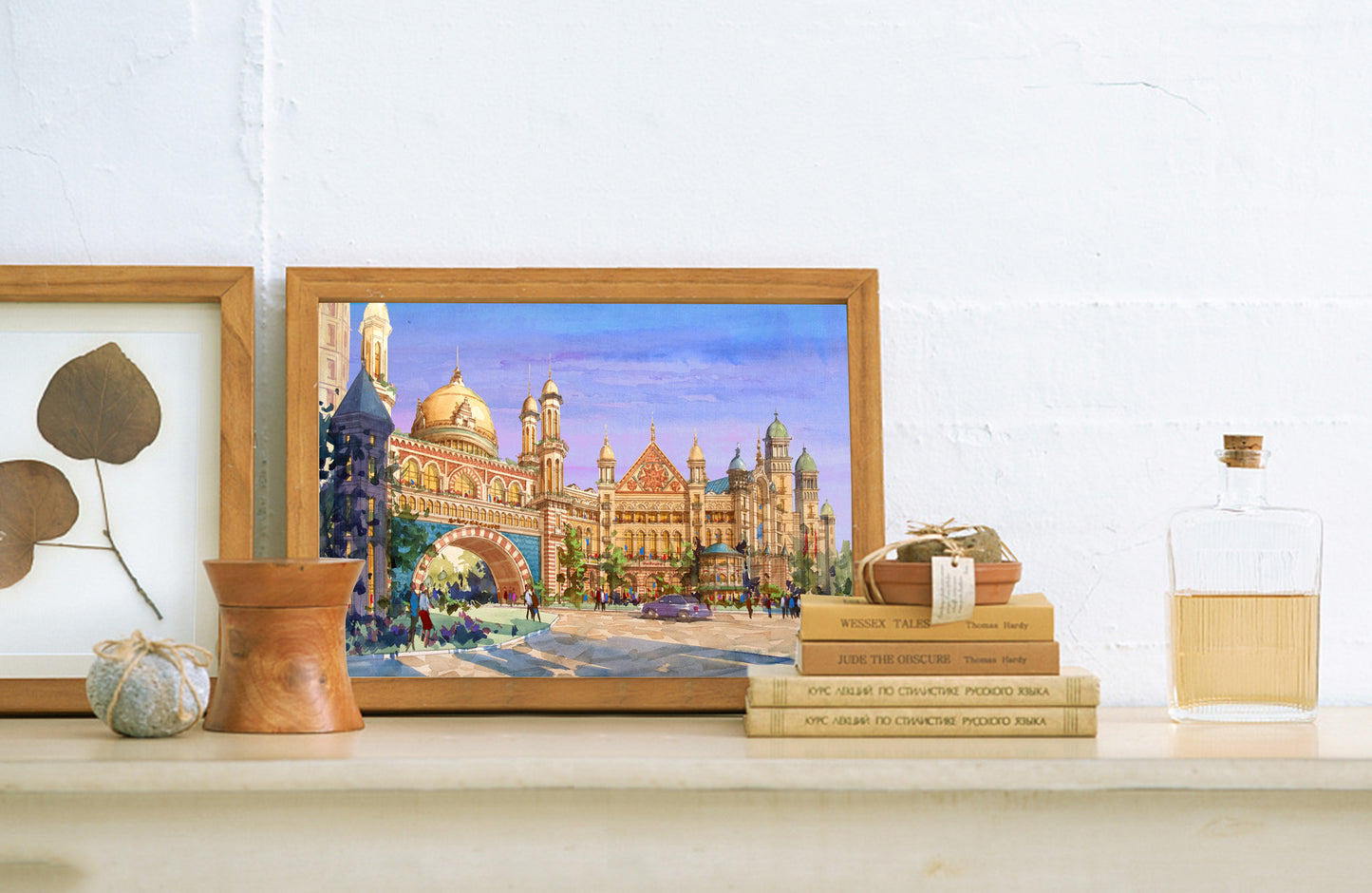 AP-14: Whispers of a Royal Square – Limited Edition Signed Art Print by Kurt Xu | Architectural Watercolor Painting | 12x16 Wall Art