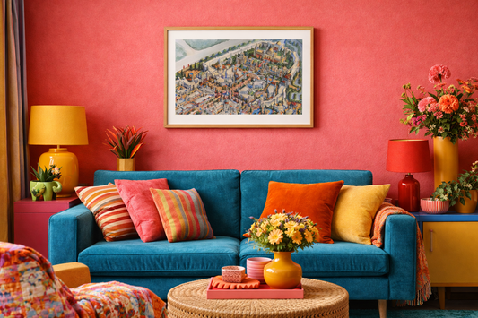 AP-16: Where Empires Sleep – Limited Edition Signed Art Print by Kurt Xu | 12x16 Architectural Cityscape Wall Art | Fine Art Illustration | Collector Artwork