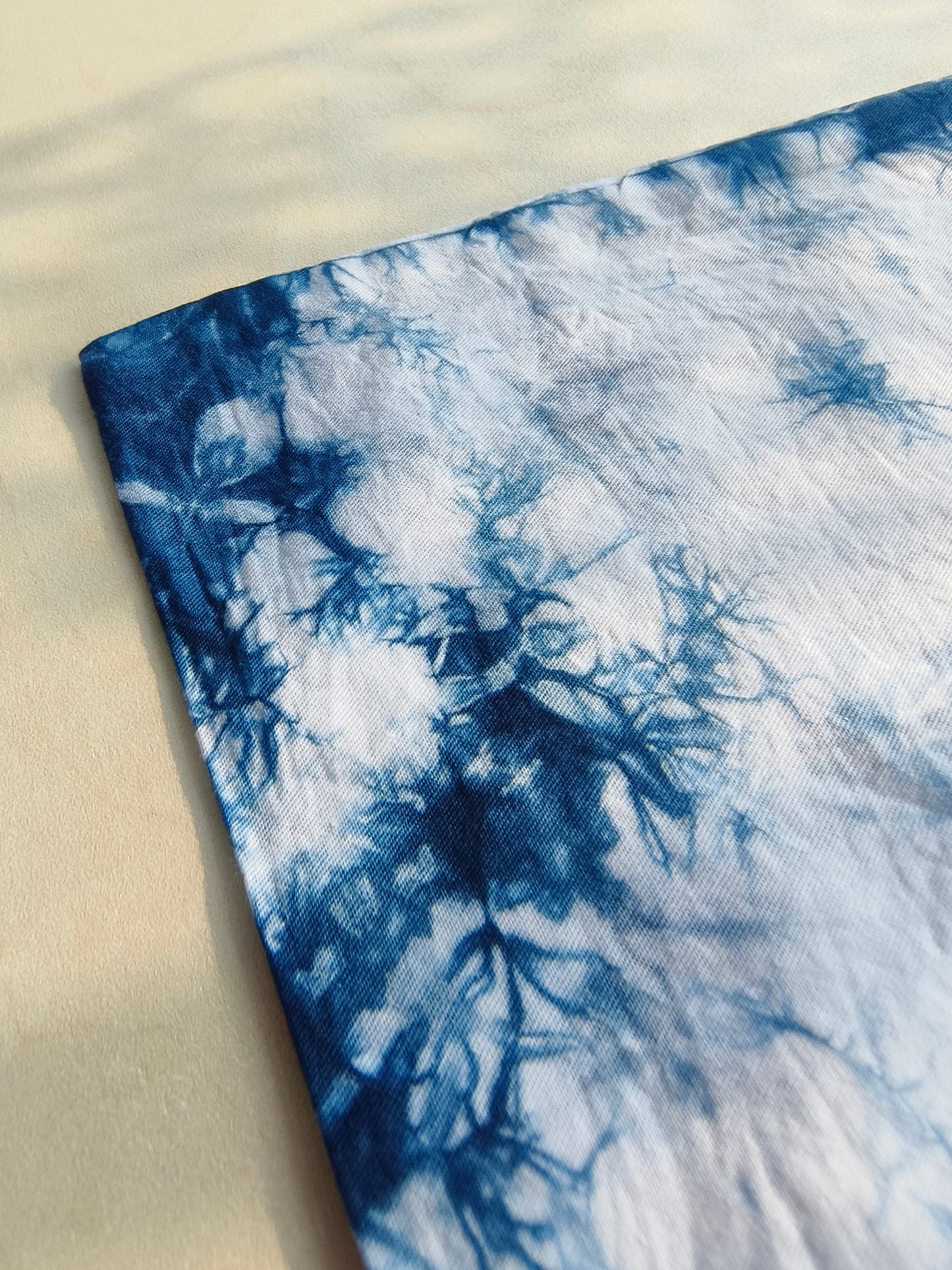 Indigo Batik Pillow Cover – Indigo Tie-Dye Pillow Covers, Zen Home Decor, Hand-dyed Cotton Boho Farmhouse Decor #BH06D
