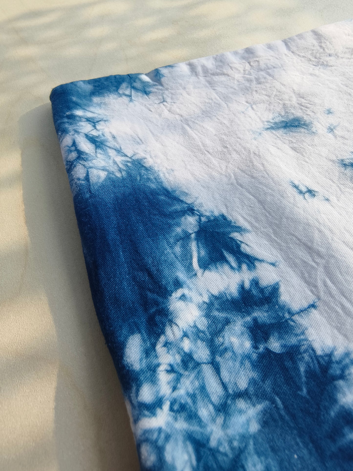 Indigo Batik Pillow Cover – Indigo Tie-Dye Pillow Covers, Zen Home Decor, Hand-dyed Cotton Boho Farmhouse Decor #BH06D