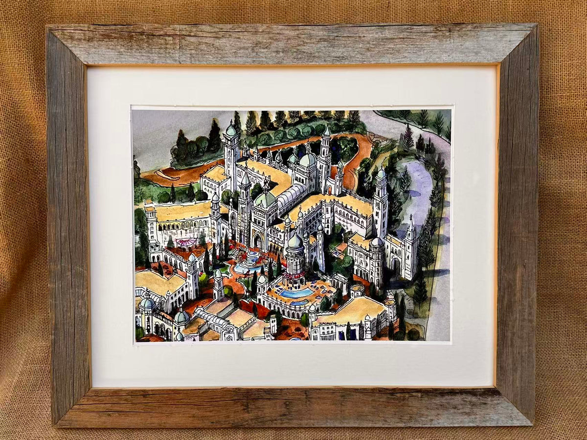 Crown of the Valley – Signed Limited Edition Cityscape Illustration, 12x16 Fine Art Print (AP-09)
