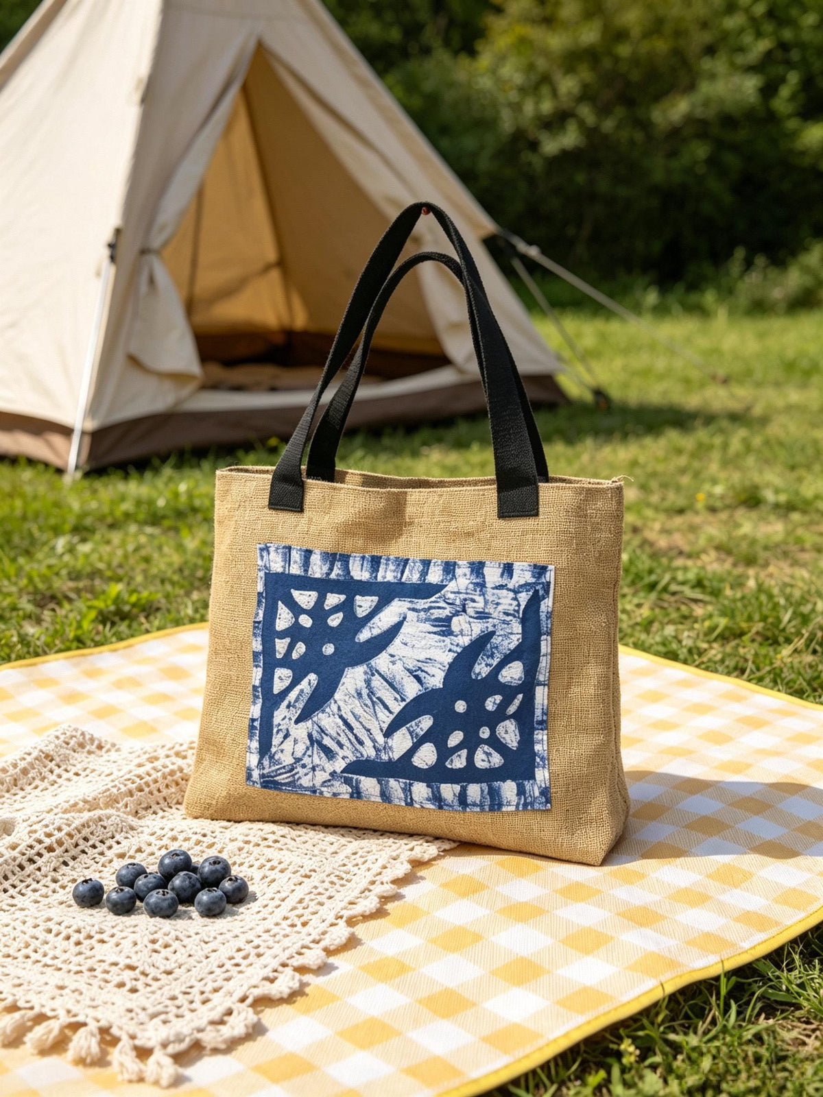 Handmade Jute Tote Bag | Artisan Market Tote | Natural Woven Shoulder Bag | Eco Friendly Everyday Tote | Gift for Her