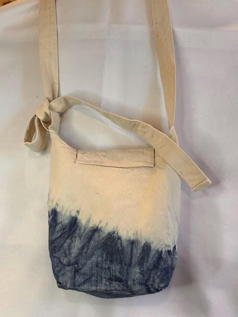 Handmade Cotton Crossbody Bag | Patriotic Red White Blue Shoulder Bag | Adjustable Canvas Purse | USA Gift | Everyday Travel Bag
