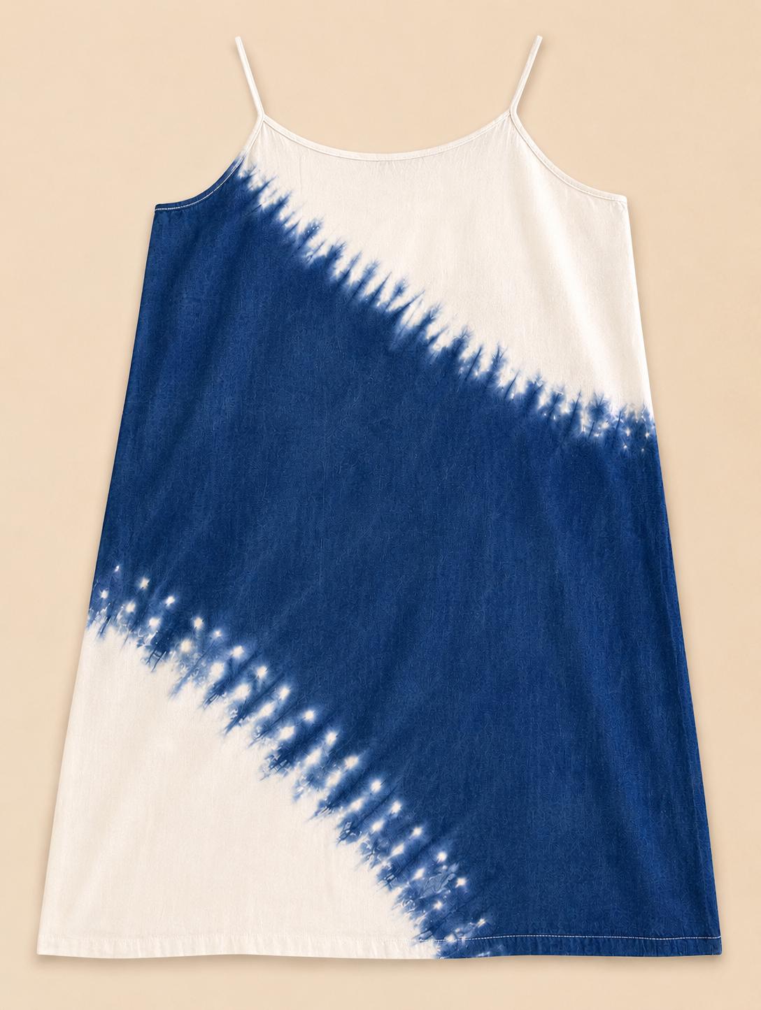 Women's Summer Dress | Tie-Dye Spaghetti Strap Dress | Casual Beach Dress | Lightweight Vacation Dress | Gift for Her