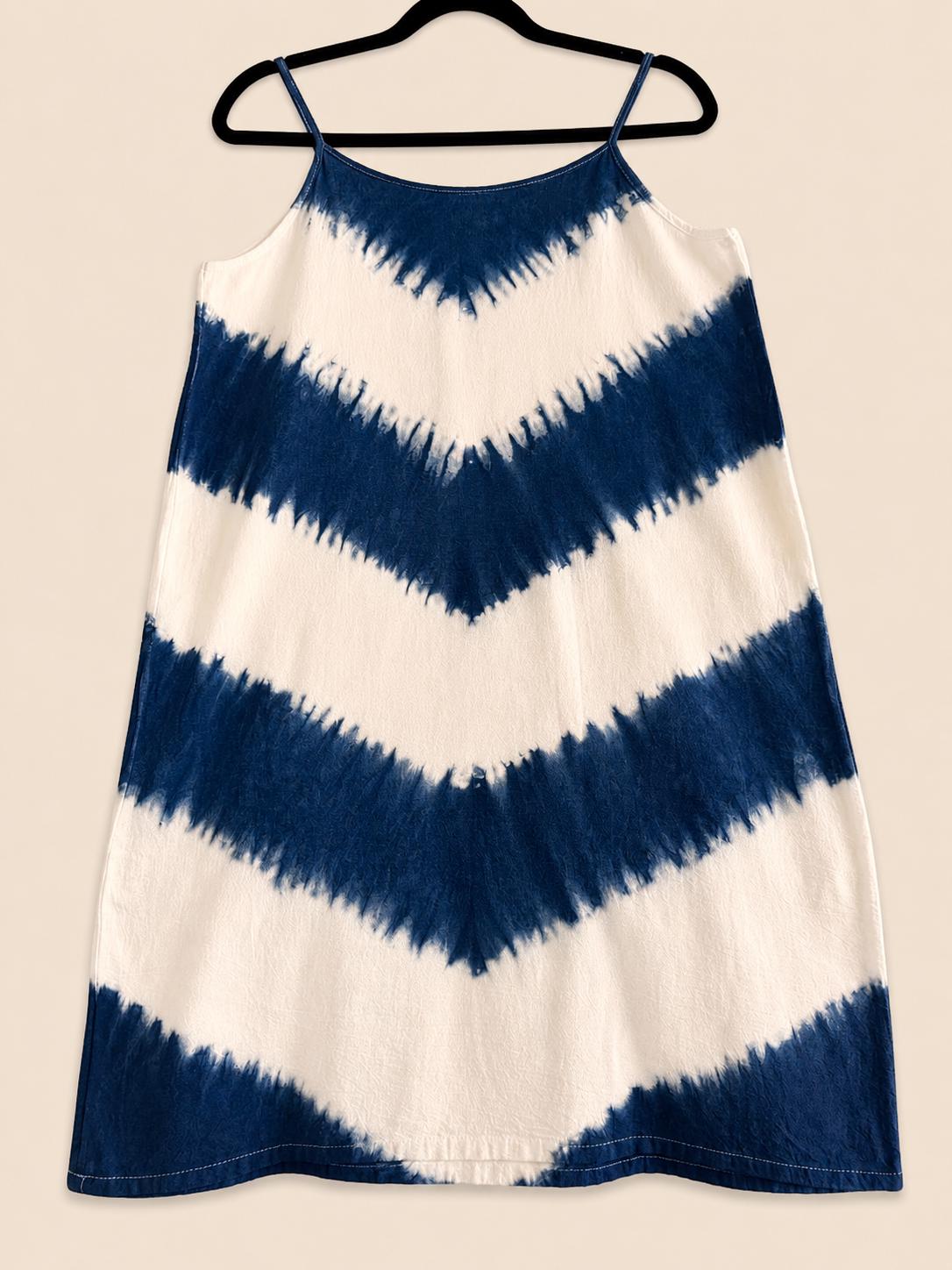 Women's Summer Dress | Tie-Dye Spaghetti Strap Dress | Casual Beach Dress | Lightweight Vacation Dress | Resort Wear