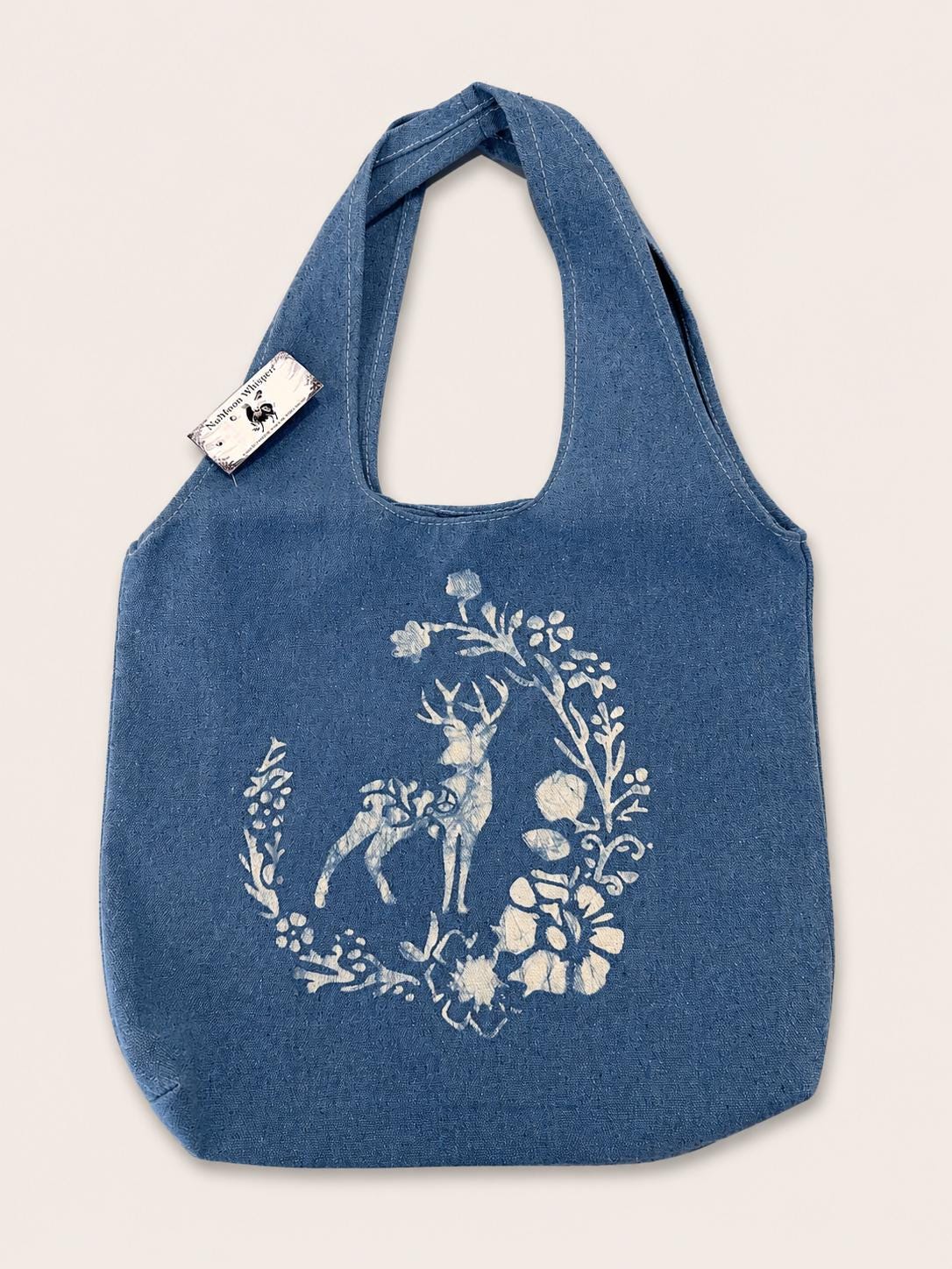 Handmade Indigo Batik Bag | Cotton Shoulder Bag Collection | Tie-Dye Tote Bag | Artisan Everyday Bag | Gift for Her