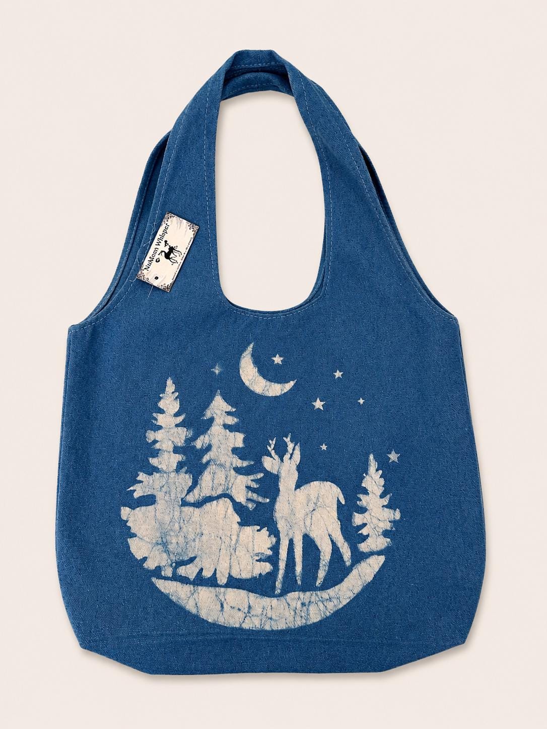 Handmade Indigo Batik Bag | Cotton Shoulder Bag Collection | Tie-Dye Tote Bag | Artisan Everyday Bag | Gift for Her
