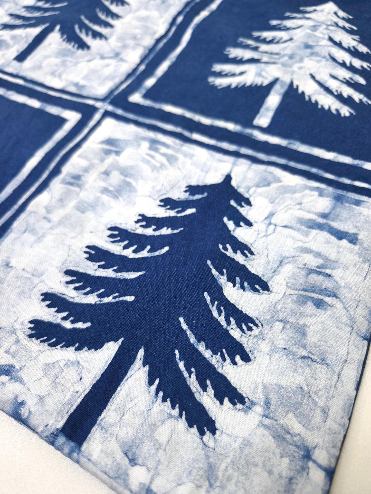 Handmade Indigo Tie-Dye Pillow Cover | Cotton Throw Pillow Cover | Geometric Cushion Cover | Wabi-Sabi Home Decor | Gift for Home