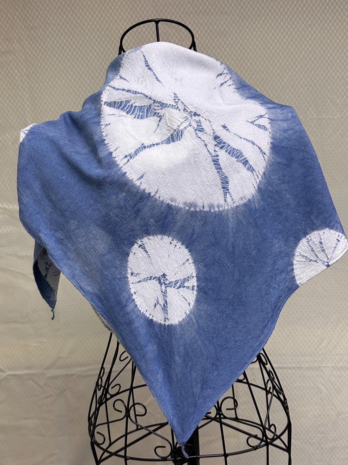Indigo Scarf Gift Set | Hand-Dyed Cotton Blend Scarves | Lightweight Fashion Scarves | 3-Piece Gift Set | Gift for Her