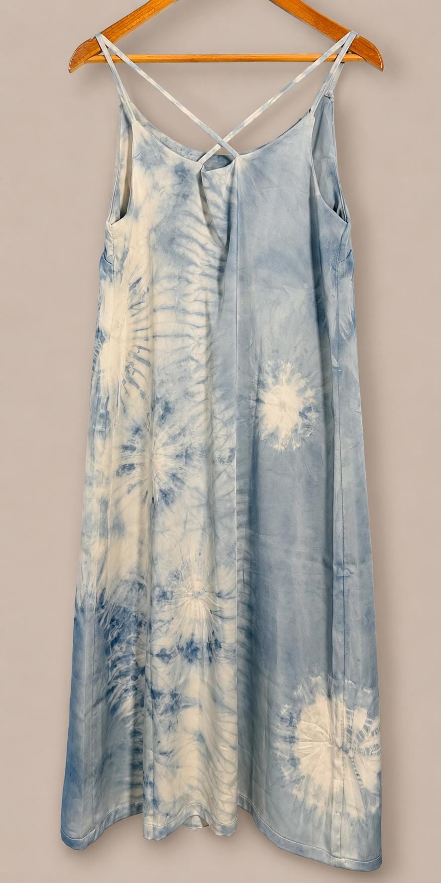 Silk Maxi Dress | Hand-Dyed Batik Silk Dress | Women's Resort Dress | Elegant Summer Dress | Gift for Her