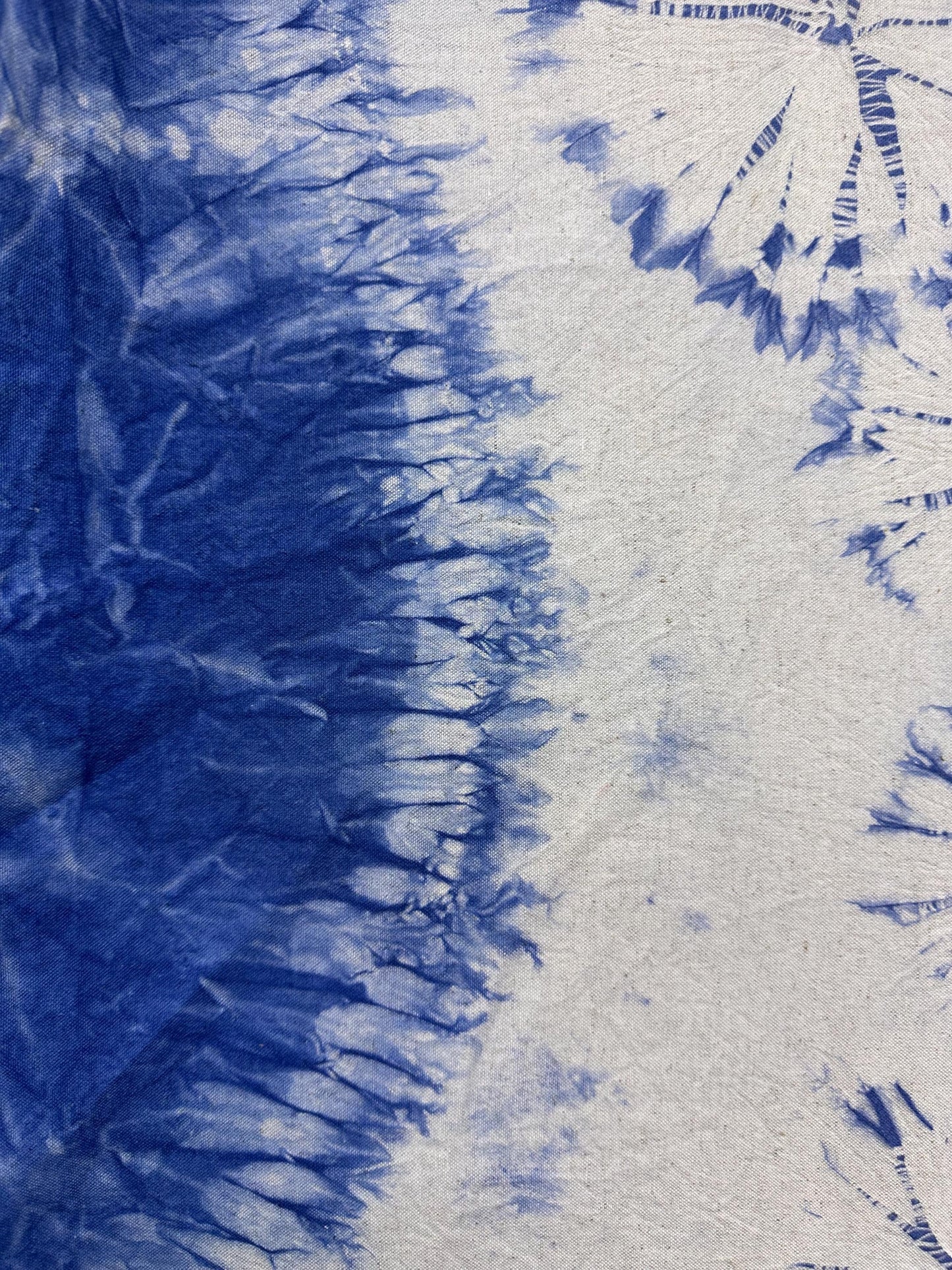 Handmade Indigo Shibori Table Runner | Cotton Decorative Textile | Bed Runner | Wall Hanging | Housewarming Gift