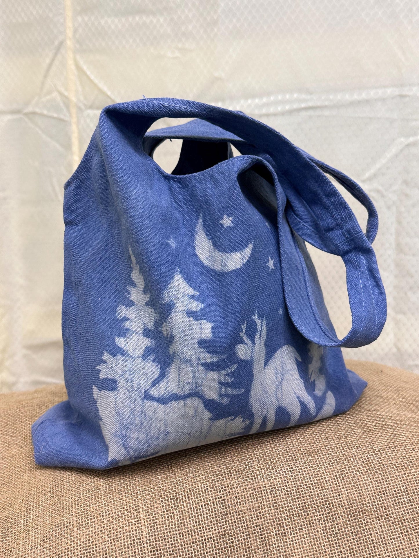 Handmade Indigo Batik Bag | Cotton Shoulder Bag Collection | Tie-Dye Tote Bag | Artisan Everyday Bag | Gift for Her
