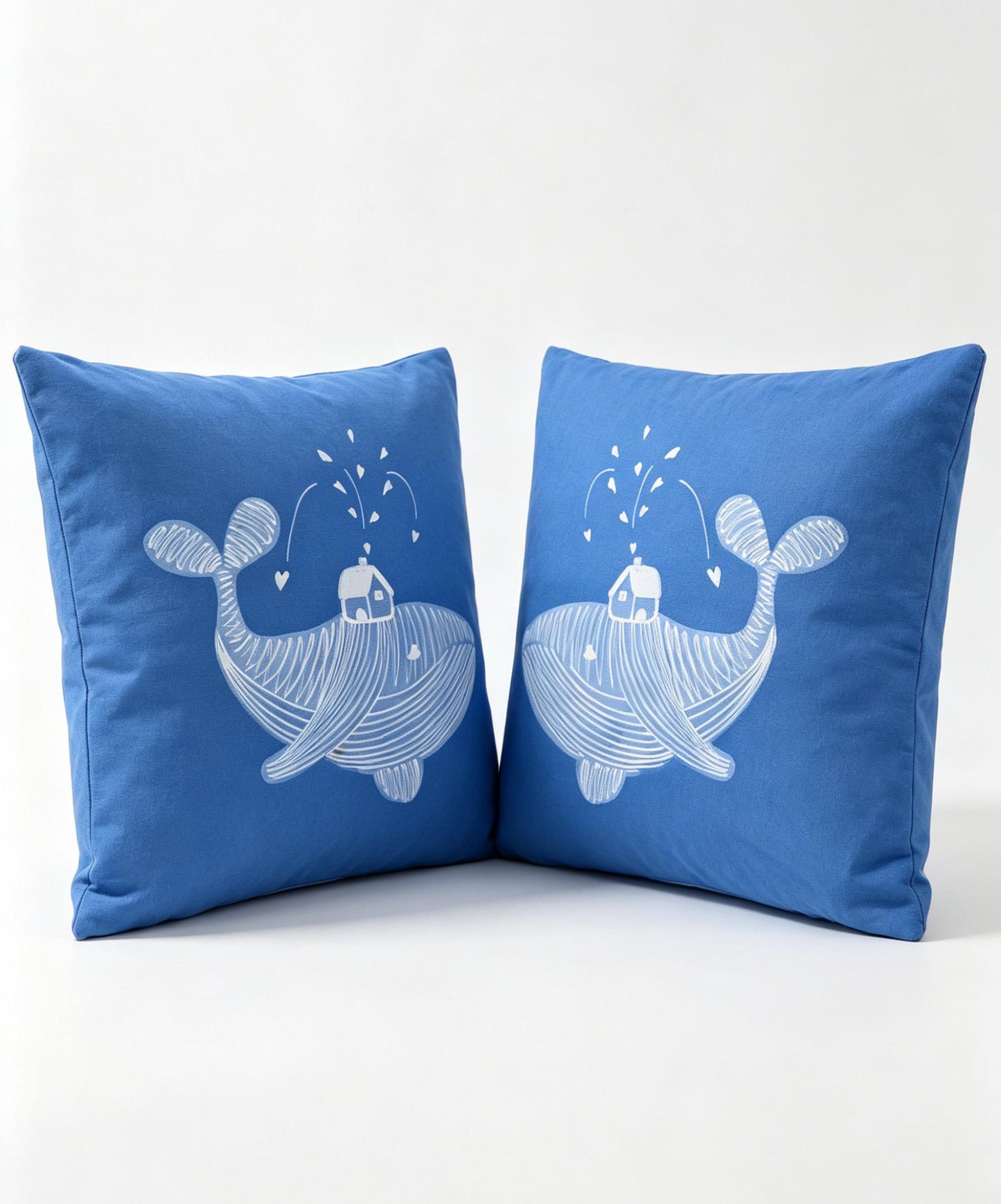 Handmade Animal Pillow Cover | Indigo Batik Throw Pillow Cover | Cotton Cushion Cover | Nursery & Kids Room Decor | Gift for Animal Lovers