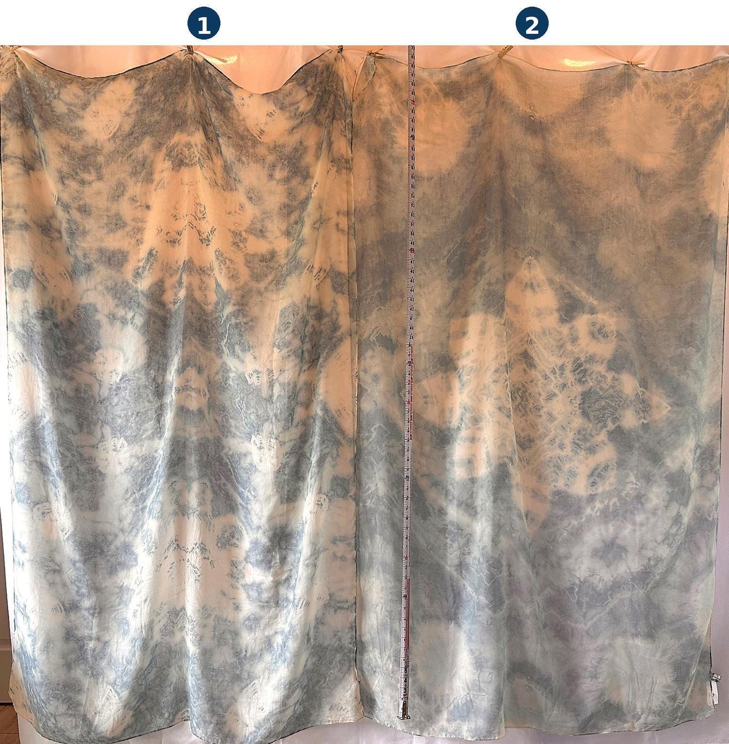 Oversized Lightweight Scarf | Hand-Dyed Shawl Wrap | Sheer Beach Cover Up | Travel Wrap | Gift for Her