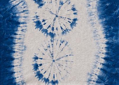 Handmade Indigo Shibori Table Runner | Cotton Decorative Textile | Bed Runner | Wall Hanging | Housewarming Gift