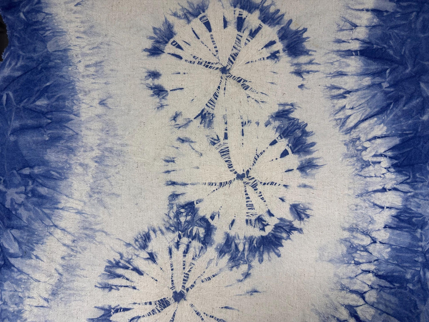 Handmade Indigo Shibori Table Runner | Cotton Decorative Textile | Bed Runner | Wall Hanging | Housewarming Gift