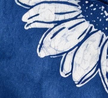 Handmade Cotton Apron | Indigo Batik Kitchen Apron | Cross-Back Gardening Apron | Artist Smock | Gift for Her