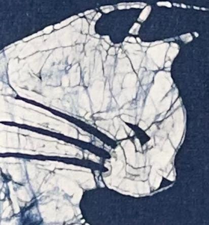 Handmade Cotton Cat Tote Bag | Indigo Batik Reversible Tote | Yin Yang Cat Shoulder Bag | Shibori Canvas Bag | Gift for Cat Lovers