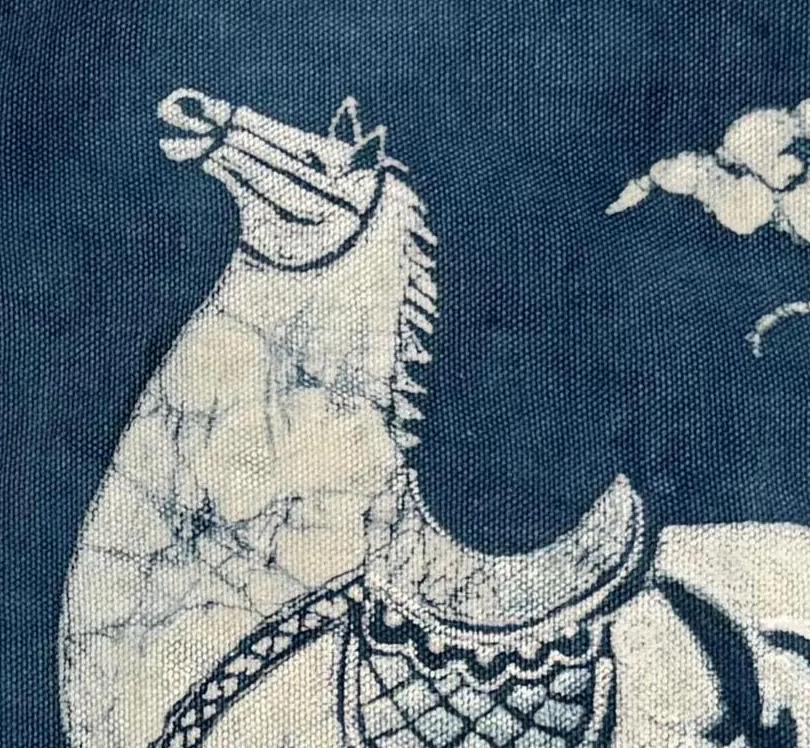 Handmade Animal Pillow Cover | Indigo Batik Throw Pillow Cover | Cotton Cushion Cover | Nursery & Kids Room Decor | Gift for Animal Lovers