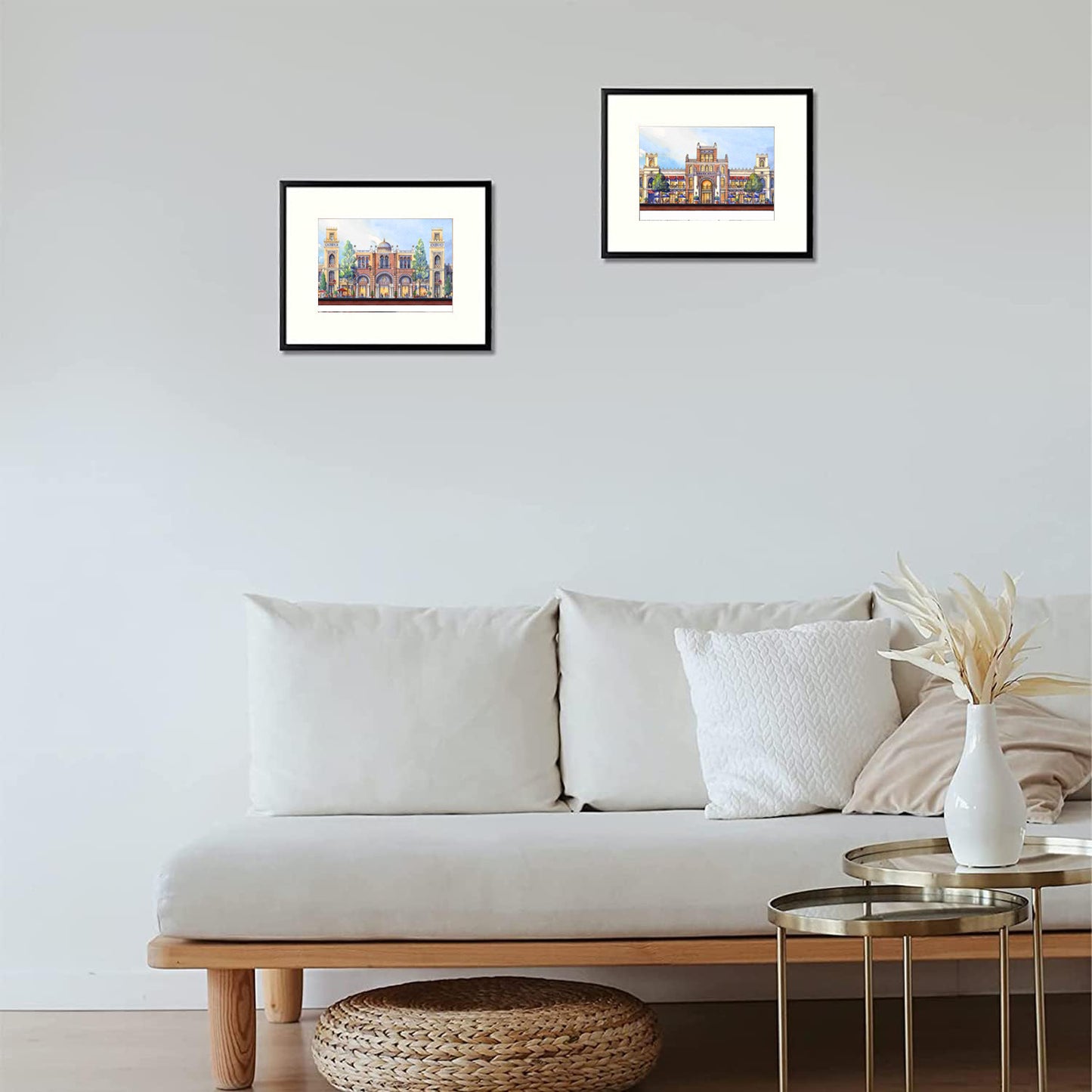 AP-11: The Heart of the City – Limited Edition Signed Art Print by Kurt Xu (12x16) | Architectural Cityscape Wall Art | Fine Art Illustration