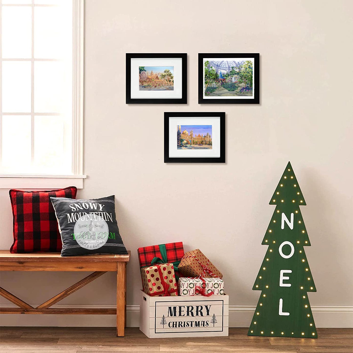 AP-14: Whispers of a Royal Square – Limited Edition Signed Art Print by Kurt Xu | Architectural Watercolor Painting | 12x16 Wall Art